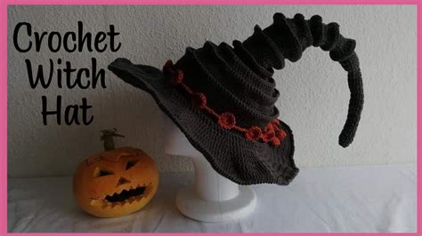 Straightforward crochet witch hat